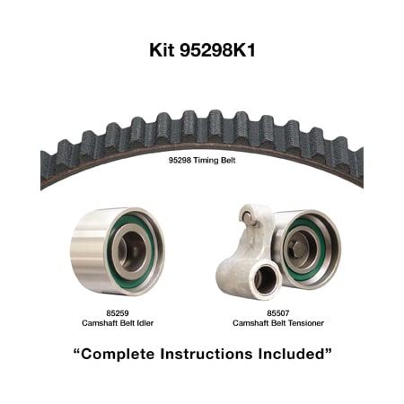 Dayco 98-09 Lexus/Toyota 4.0/4.3/4.7L Timing Belt Kit, 95298K1 95298K1